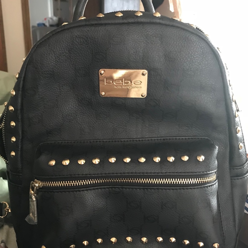 Bebe Jett Monogram Backpack